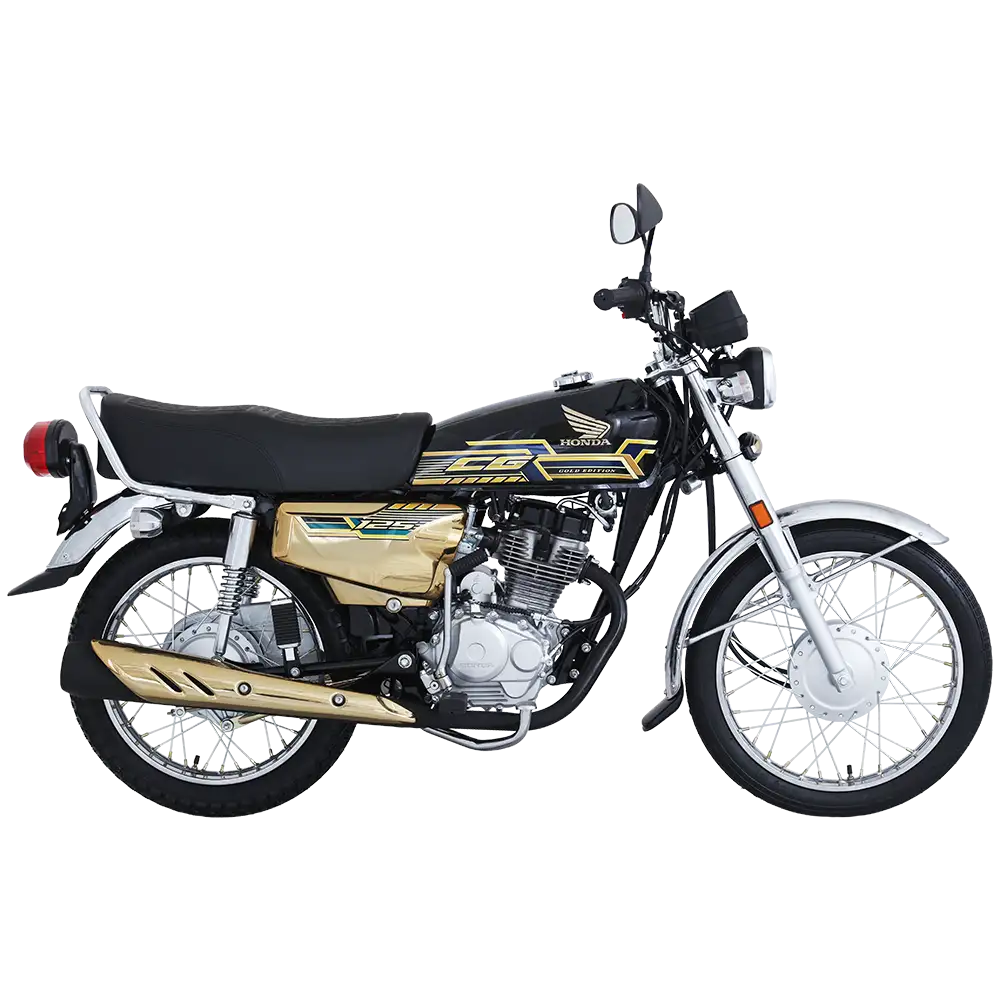 Atlas Honda CG125 Gold — Black
